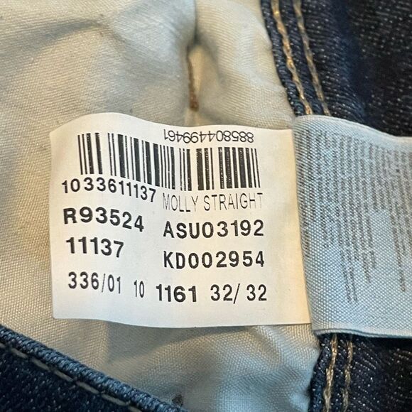 Mavi Molly Bootcut Jeans Indigo Blue Denim Regular Rise Super Soft 32 - Picture 11 of 11